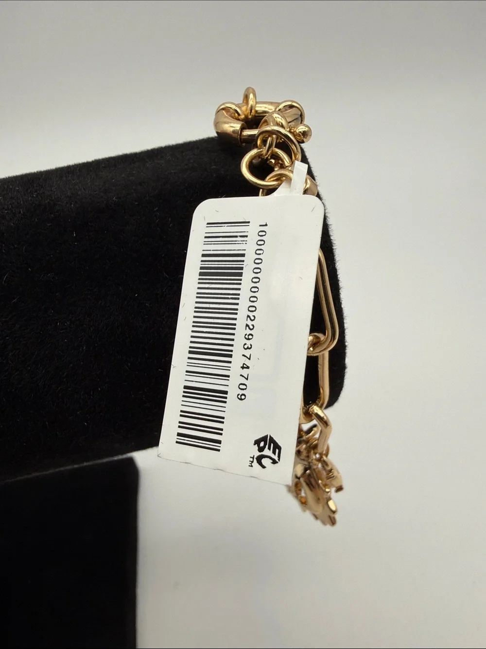 Gold Charm Link Bracelet with Shell, Sun & Floral Charms